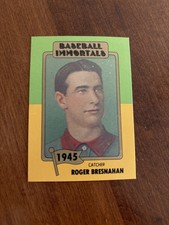 Roger Bresnahan 1980-87 SSPC Baseball Immortals #29 New York Giants HOF