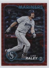 2024 Topps Update Red Crackle Foilboard 53/199 Luke Raley #US260 13kb