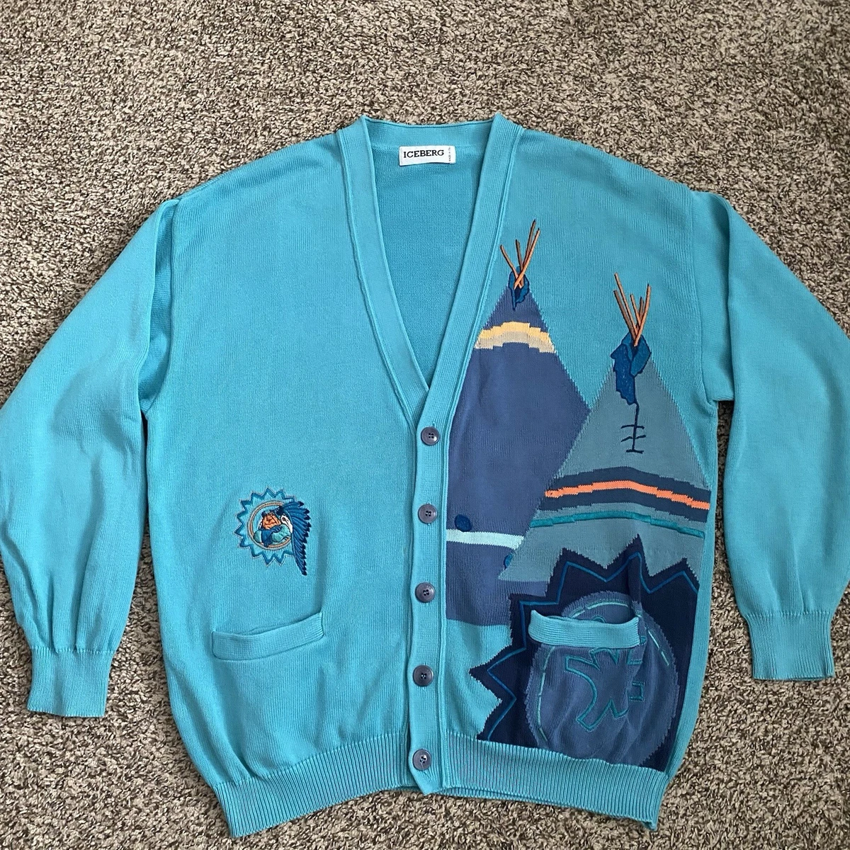 Iceberg Cardigan Sweaters for Men for sale | eBay
