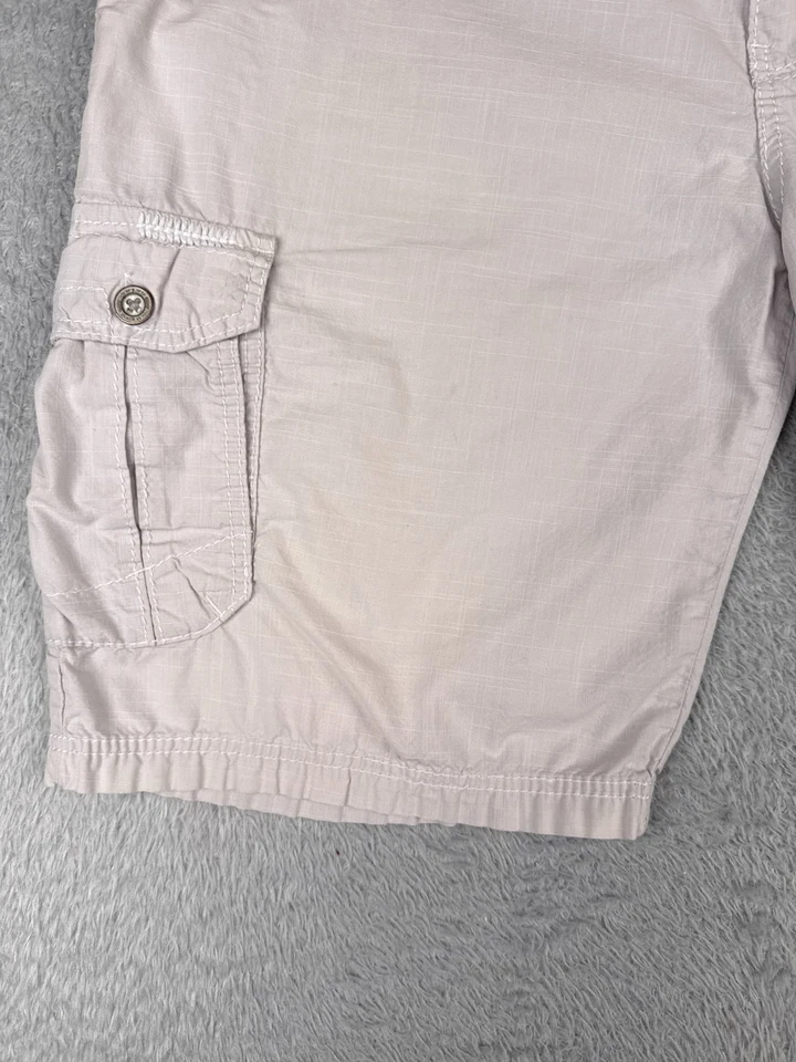 Pantalones Cortos Negros Hebilla Para Hombre 38 Gris Carga Ajuste Atlético 24" Algodón Mezcla Poli 38x12 Foto 3 de 4