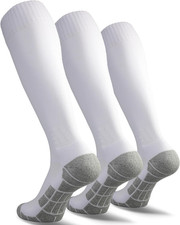 Soccer Socks 1/3/5 pairs Team Sport Knee High Socks for Adult Youth Kids