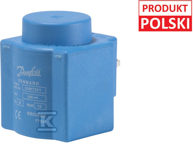Danfoss Spule BE230AS für Magnetventil EVSI 018F6701 - Bild 2