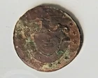 Rough 23mm Civil War Relic Vermont coat size uniform button dug at Cold Harbor