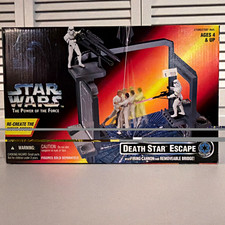Kenner Star Wars Power of the Force Death Star Escape Luke Leia 1996