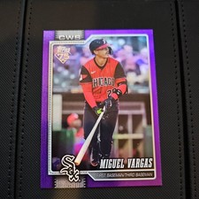 Miguel Vargas 2026 Topps #329 Purple Rainbow Foil /250