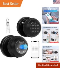 Ball-Shaped Smart Lock Fingerprint App Passcode Electronic Touchscreen Door