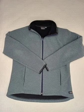 Kerrits Womens Medium Full Zip Jacket Equestrian Horse Riding Zip Pockets Gray 