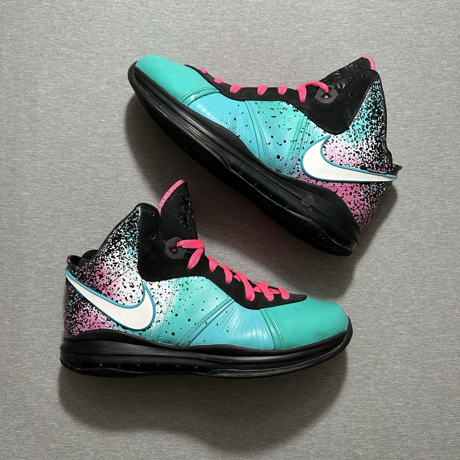 SAOLA Lebron 8 South beach PERSONALIZZATO Uomo Taglia 13