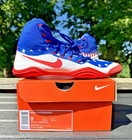 NIKE HYPERSWEEP WRESTLING SHOES - ROYAL/RED/WHITE - SIZE 9 — photo 2