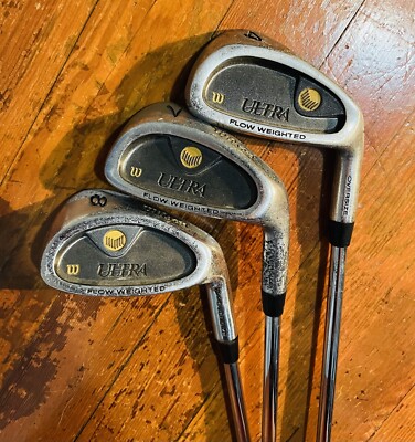 Set Of Wilson Ultra Flow Weighted Oversize RH Iron Golf Clubs