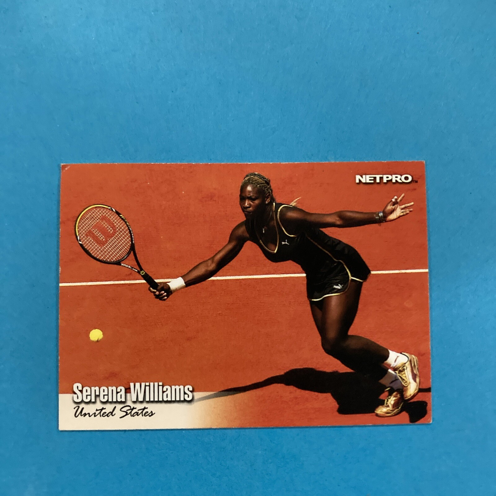 2003 SERENA WILLIAMS Netpro #1 Rookie Card Orange Variety Future HOF GOAT