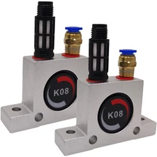 2X Pneumatic Vibrator Power Concrete Vibrator Ball Type Air Turbine Oscillator