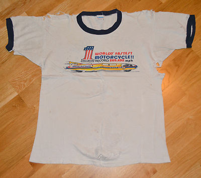 1971 HARLEY DAVIDSON* vtg motorcycle t-shirt Rare (M) #1 70's