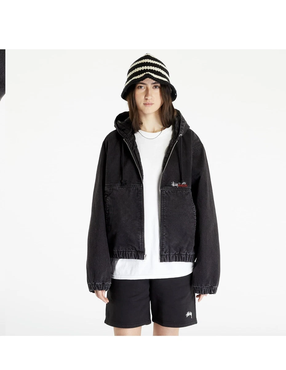 Stussy Double Dye Work Jacket, Black, Size-Small | eBay