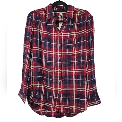 NWT Beachlunclounge Elliot Shirt - Berry Smash Size M