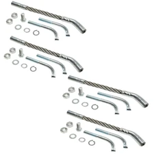 2 PACKS ICE SCRATCHERS WITH CARBIDE TIPS SNOWMOBILE REVERSE COMPATIBLE SNOW