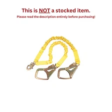 DBI-SALA SHOCKWAVE 2 LANYARD TWINLEG W/ SAFLOK MAX HOOKS, ITEM NUMBER 1244448