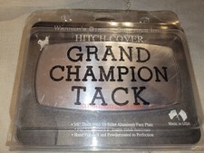 Grand Champion Tack Chrome 3/8 Inch Aluminum Tow Hitch Cover Made In USA