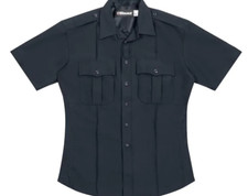 NEW SMALL BLAUER 8675 S/S POLY SUPERSHIRT ZIP DARK NAVY- 69.99  Free Shipping 