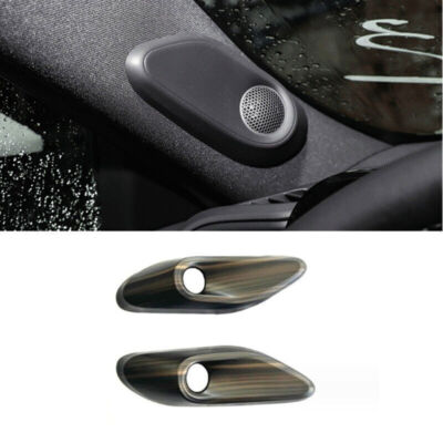 For Toyota Crown 2023-25 Wood Grain Front Window Speaker A Pillar Cover Trim 2x