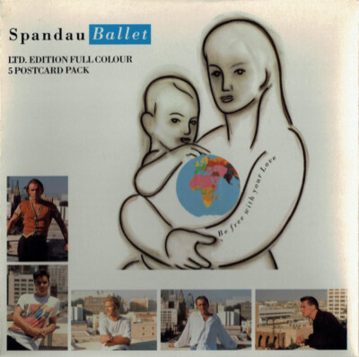 Spandau Ballet - Be Free With Your Love (1989) 7'' Postcard Pack SPANS 4 EX+