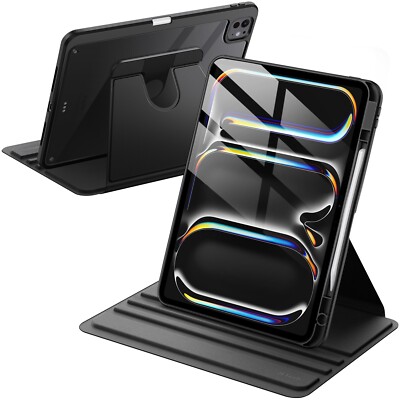 JETech Rotating Case for iPad Pro 13-Inch M5/M4 (2025/2024) with