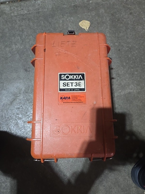 Sokkia Set3E Theodolite For Surveying & Construction Wth Case,Battery Not Tested