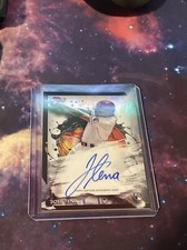 2024 Topps Finest Jose Tena Refractor Auto /499 FA-JT #Guardians
