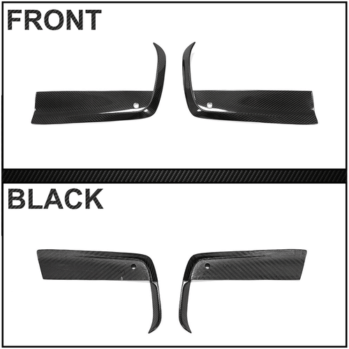 Passt für BMW G14 G15 G16 M Sport Carbon Front Flaps Splitter Spoiler Canards - Bild 10 von 11