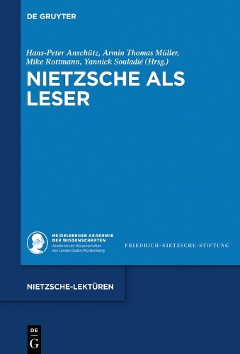 Thumbnail - Hans-peter Anschütz Nietzsche Als Leser (gebundene Ausgabe) (us