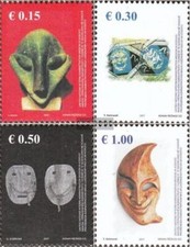 Kosowo (administracja ONZ) 79-82 (kompleks.) maseczki niestemplowane 2007
