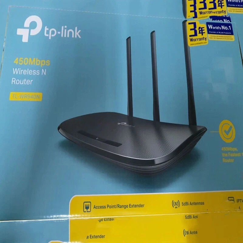 Wireless for Tp-link TL-WR940N WIFI Router Router & 5G Router Tp Link 450 Outdoo - Image 3 of 4