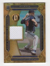 2023 CHRONICLES GOLD STANDARD BASEBALL JARED SHUSTER ATLANTA BRAVES JERSEY RELIC