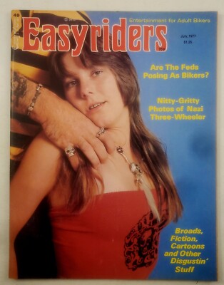 Easyriders Magazine July 1977 David Mann Centerfold Motorcycle
