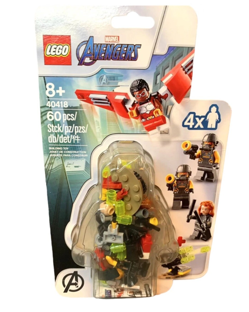Lego 40418 Marvel Avengers, Falcon Black Widow Blister Pk New (loose seal  tape)