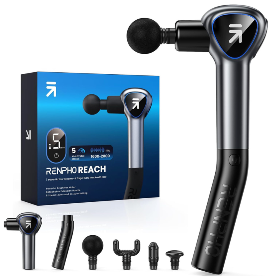 Renpho Cordless Deep Tissue Massage Gun for Pain Relief and Muscle Recovery