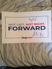 Andrew Yang Signed Autographed 11x17 Poster Politics President 2020? Proof