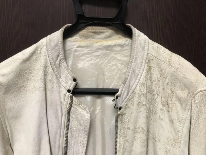 rick owens white jacket