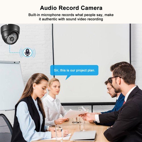 4MP IP Camera Metal Dome Audio 48IR Outdoor Human Detect CCTV Security Cam XMEye - Picture 7 of 12