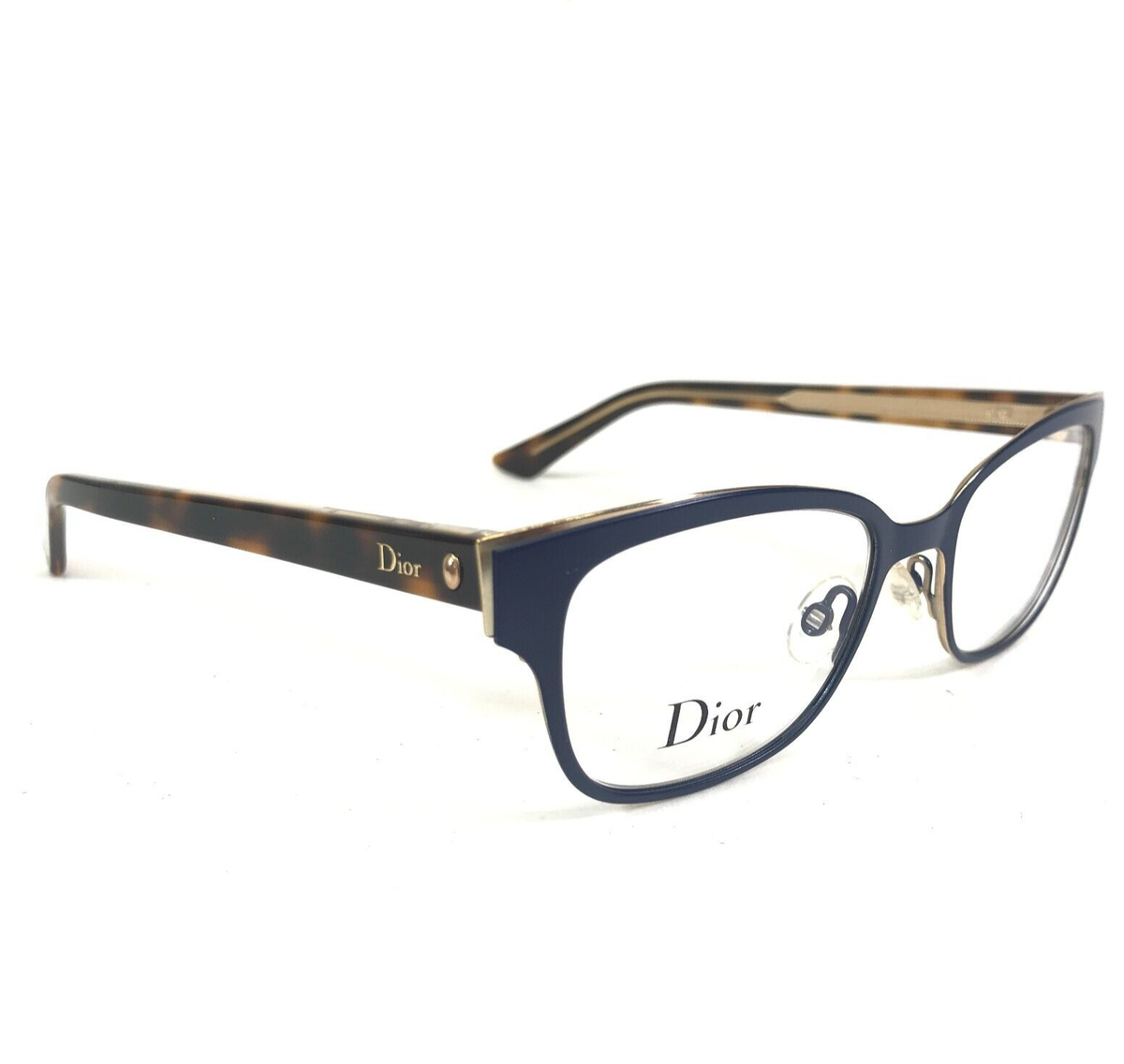 Christian Dior Eyeglasses Frames Montaigne n12 MXQ Blue Christian Dior Eyeglasses Frames Montaigne n12 MXQ Blue