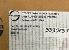 Stober KL102AG0160MQ Right-Angle Hollow Shaft Gear Box Speed Reducer, 16:1 Ratio