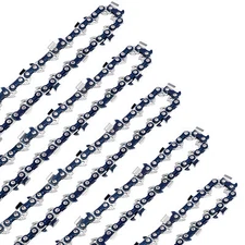 5PACKS  20" inch Chainsaw Chain Blade 3/8"LP .050 Gauge 72DL Full Chisel Chain