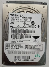 Toshiba MK1652GSX 160gb 480599-001 FKN6VB G002217A Hard Disk Drive HDD 2,5 SATA