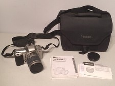 Pentax MZ-60 SLR 35mm Camera 28-80 Interchangeable FA Lens w Case