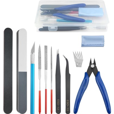 WMYCONGCONG 15 Stück Gundam Model Tools Kit, Grundwerkzeuge, Hobby-Bauwerkzeu...