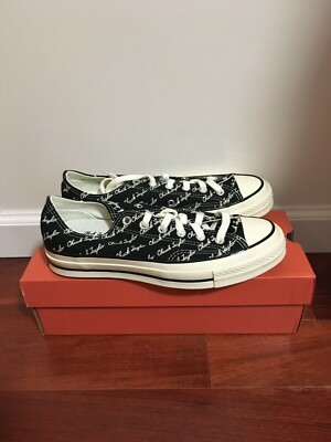 Converse Chuck Taylor 70 Signature Black/Egret Low 167698C 001 Size 8M 10W