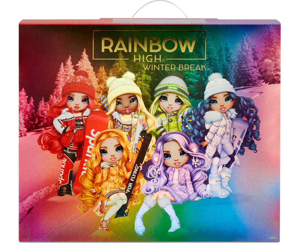 Boneca Rainbow High Winter Break - Poppy Rowan - Pirlimpimpim Brinquedos