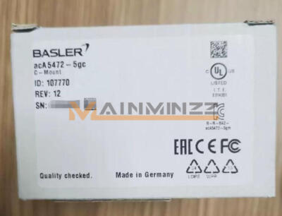 1PC BASLER INDUSTRIAL CAMERA ACA5472-5GC NEW