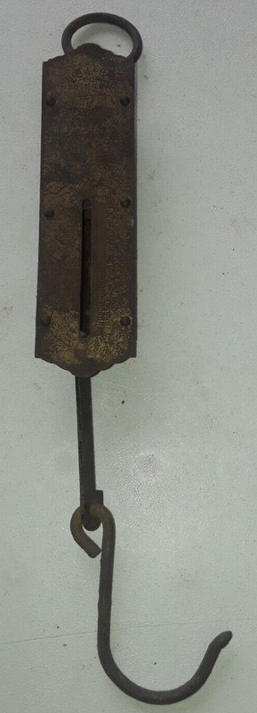 Lander’s 50 LB Improved Balance Hanging Hook Scale No. 2 Vintage Antique USA