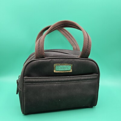 Vintage POLO RALPH LAUREN Brown Toiletry/Cosmetic Bag